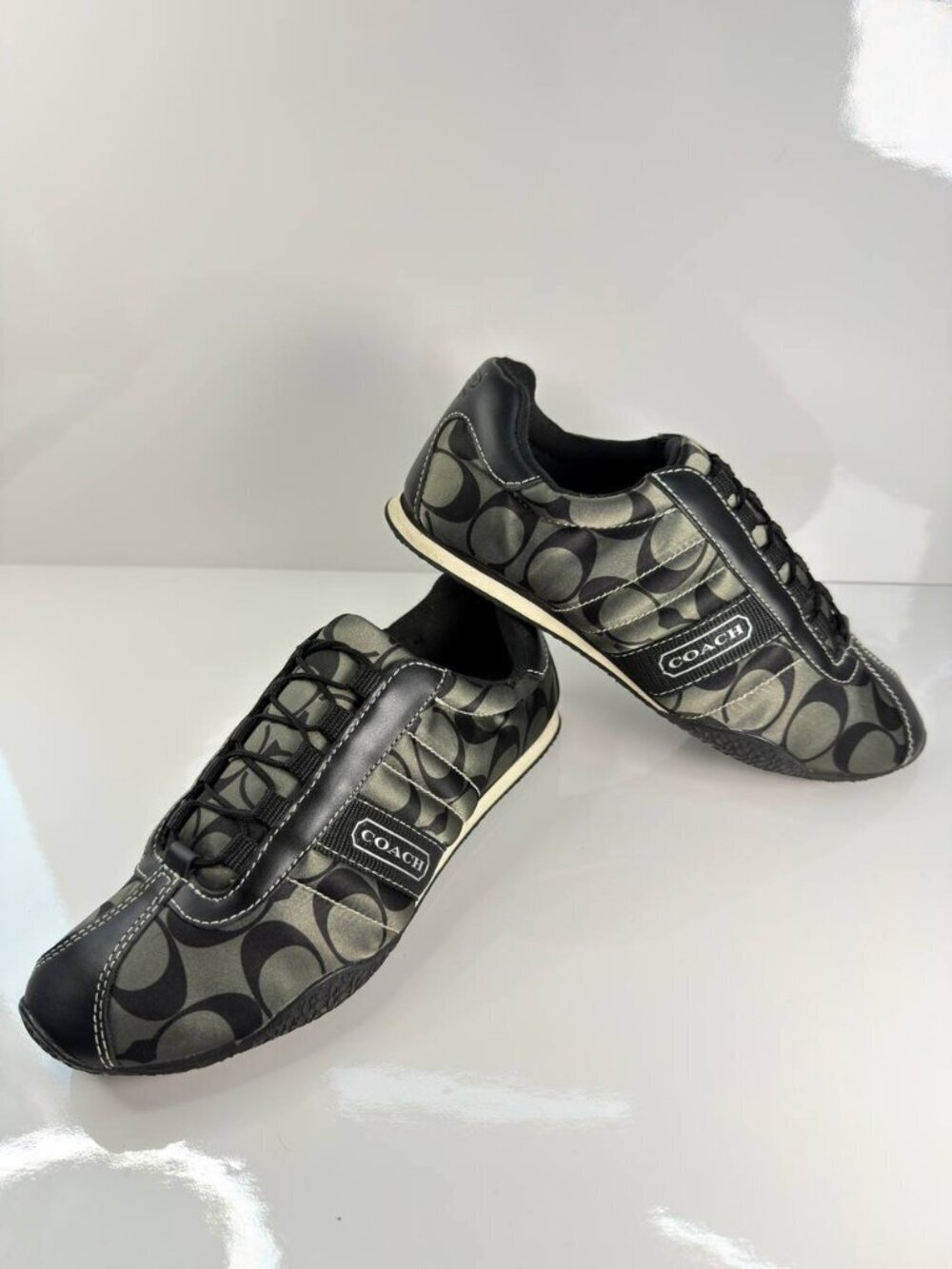 Coach Women’s Signature Sneakers – Size 6.5M